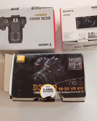 Lotto 3 Fotocamere Nikon / Canon, Sony,