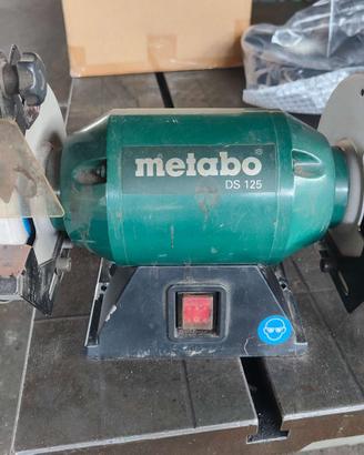 MOLETTA SMERIGLIATRICE DOPPIA DA BANCO METABO