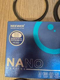 Neewer anelli adattatori x filtri magnetici  82mm