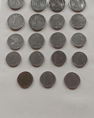 monete Italia - Re Vittorio Emanuele III - acciaio