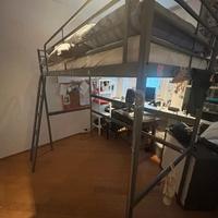 letto a soppalco Ikea svarta trasporto gratuito 