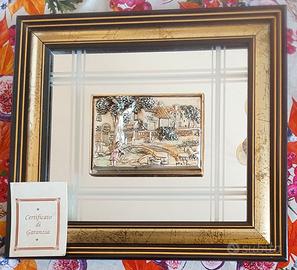 Quadro decorativo con bassorilievo