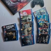 playstation 4 con controller e giochi