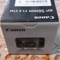 obiettivo canon 50 mm stm