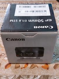 obiettivo canon 50 mm stm