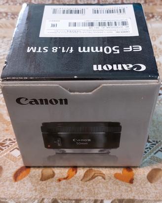 obiettivo canon 50 mm stm