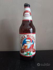 Bottiglia Birra Moretti Auguri Sinceri Natale 1996