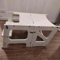 torre Montessori reversibile tavolino 