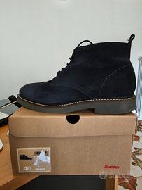 Polacchine scamosciate blu