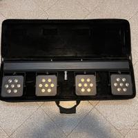 Impianto luci LED CAMEO CLMPAR3 LED + cavalletto