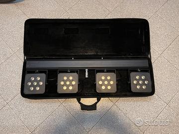 Impianto luci LED CAMEO CLMPAR3 LED + cavalletto