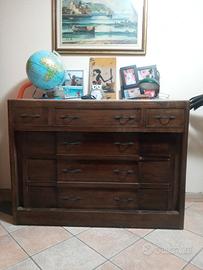 mobile antico con marmo