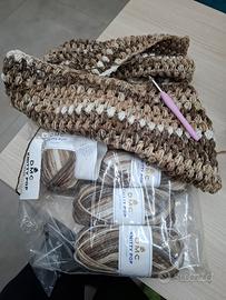 copertina passeggino o culla lavoro a mano con unc