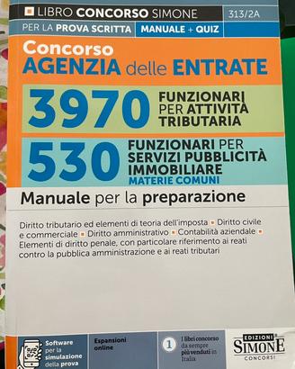Libro concorso agenzia delle entrate