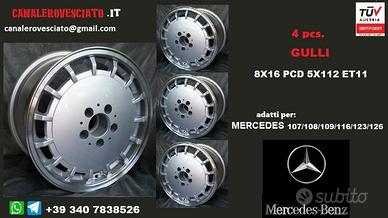 Cerchi gulli 8x 16 5x112 mercedes et11