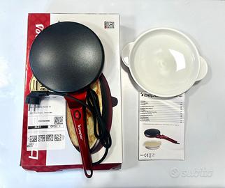 Beper BT.710Y 800W Crepiera Elettrica con Manico -