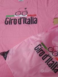 Maglietta rosa giro d’Italia e sacca nylon rosa 43