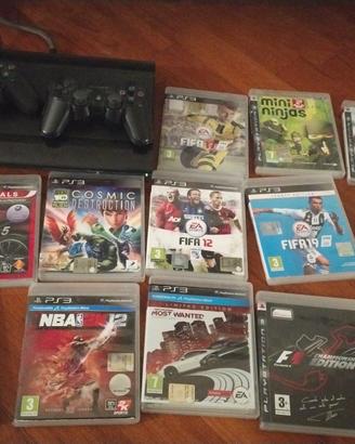 play station 3  + giochi e joystick 