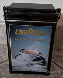 Scatola in metallo caffè Lavazza “Grandi auguri"