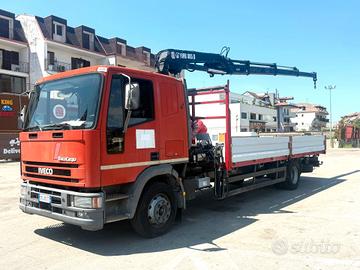 Iveco 120e18 gru e cas.fisso mt 6.50 gru 38 ql