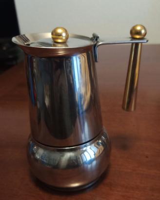 Caffettiera Guido Bergna acciaio modello Kitty