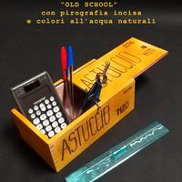 Astuccio in legno "Old school"