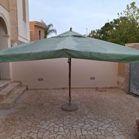 Ombrellone da giardino con base