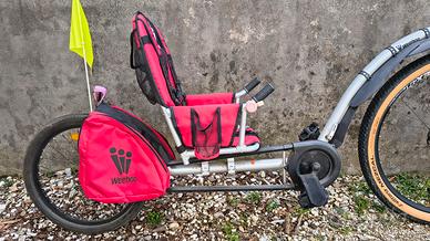 Weehoo trailer rimorchio bicicletta 