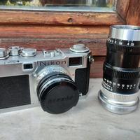 Nikon S2 a telemetro con 2obiettivi