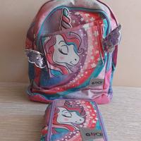 Zainetto + Astuccio Unicorno