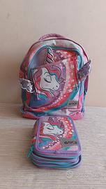 Zainetto + Astuccio Unicorno
