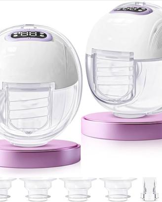 NUOVO Tiralatte Elettrico con Display a LED 2 Pack