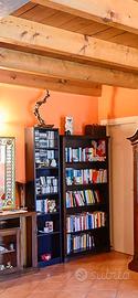 Coppia Librerie Alte Legno Wengè -