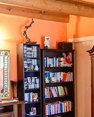 Coppia Librerie Alte Legno Wengè -
