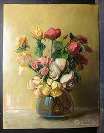 GIUSEPPE DIDONE olio tavola 54x42 1959 natura mort