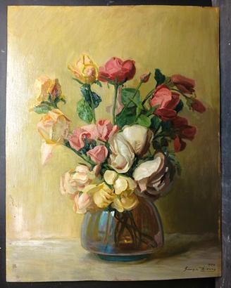 GIUSEPPE DIDONE olio tavola 54x42 1959 natura mort