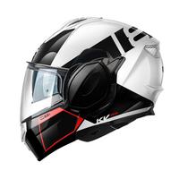 Casco Kappa flip back KV55 BASIC bianco rosso