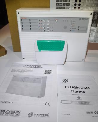 Bentel Norma 8 con plugin gsm e tastiera