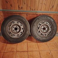 cerchi 15 fiat ducato e gomme 215/70