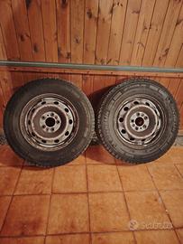 cerchi 15 fiat ducato e gomme 215/70