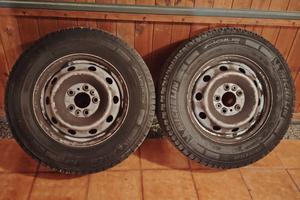 cerchi 15 fiat ducato e gomme 215/70