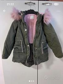 Parka bambina taglia 6-7 anni