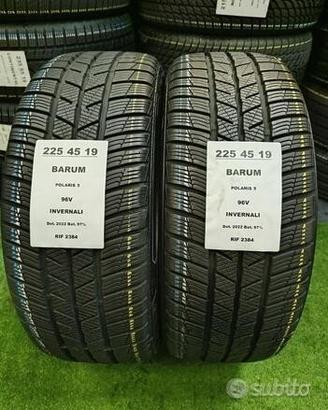 2 gomme 225 45 19 BARUM INV RIF2384