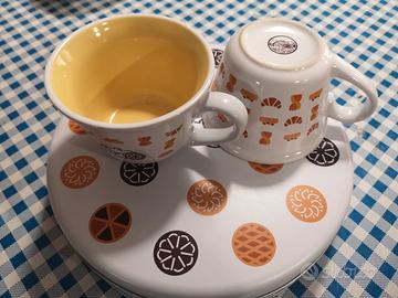 set mulino bianco porta torta con tazza