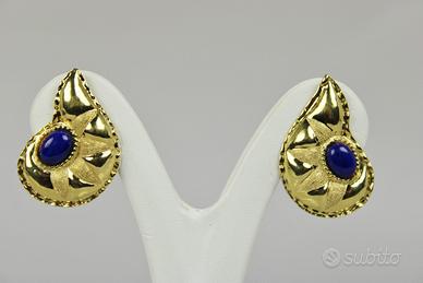 Orecchini in oro e lapislazzuli