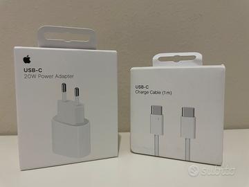 Caricatore originale 20w Apple +cavo usc