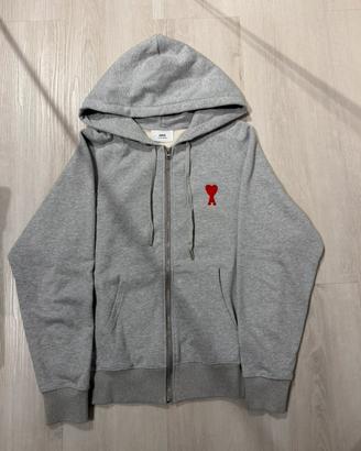 Felpa con zip Ami paris
