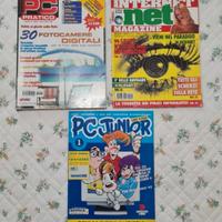 3 Riviste: Pc Pratico - Net Magazine - Pc Junior