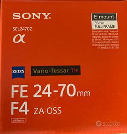 Obiettivo Sony-zeiss 24-70