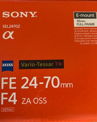 Obiettivo Sony-zeiss 24-70